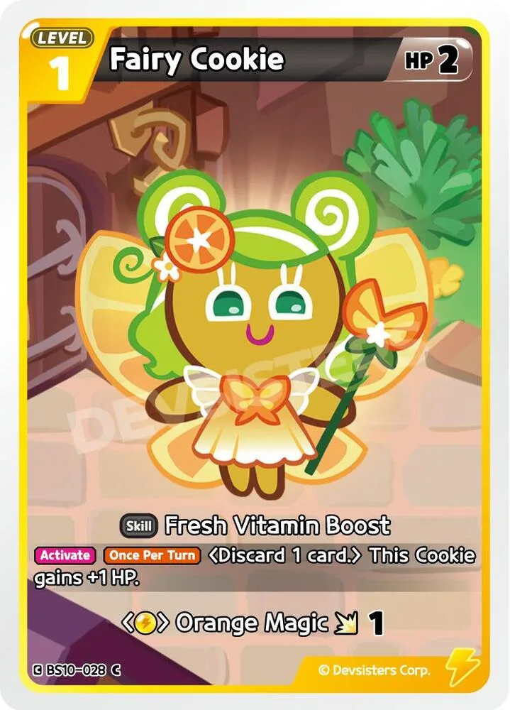 Fairy Cookie card front