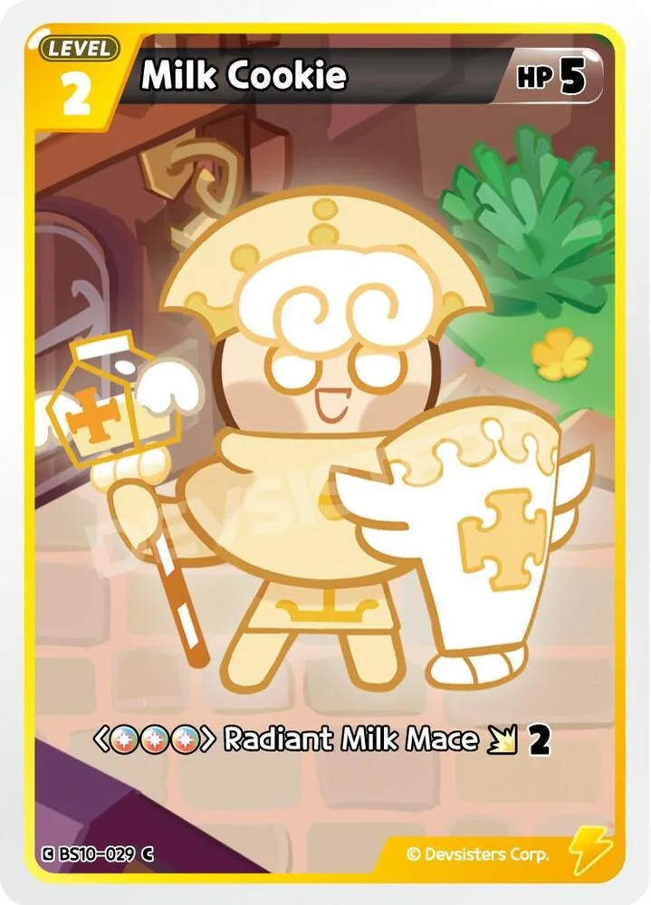 Milk Cookie card front