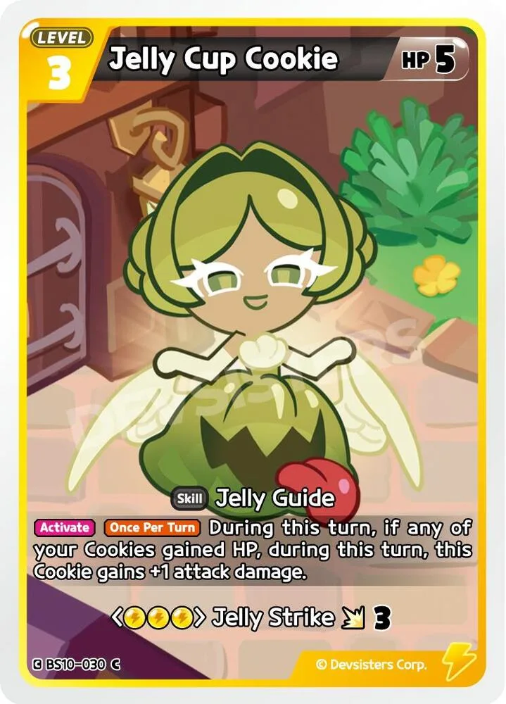 Jelly Cup Cookie card front