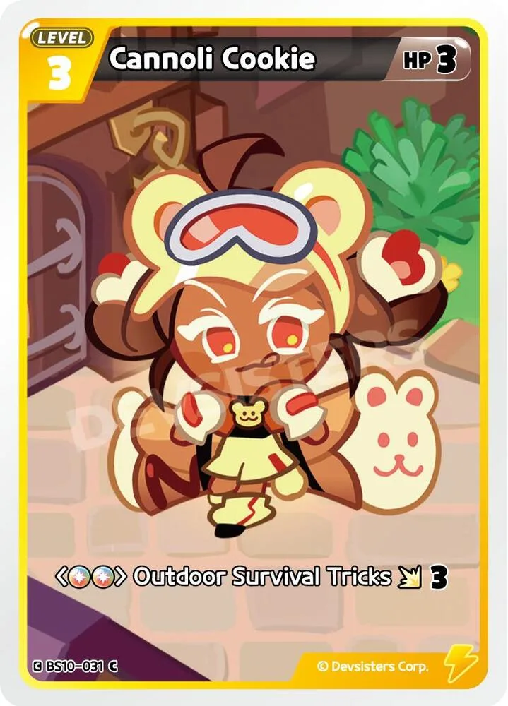 Cannoli Cookie card front