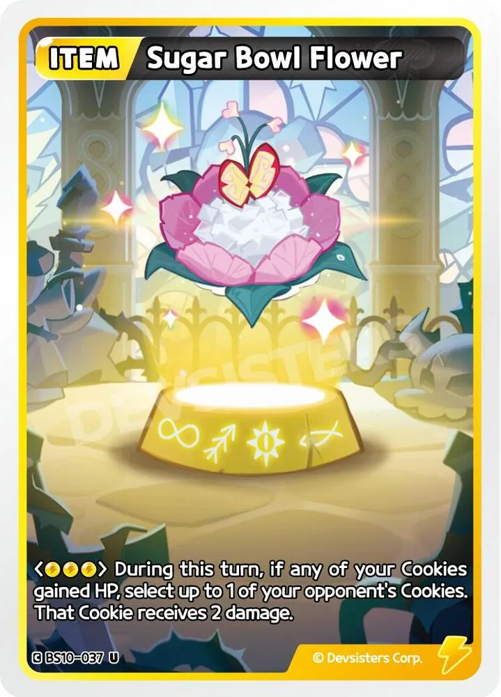 Sugar Bowl Flower card front