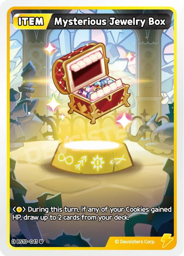 Mysterious Jewelry Box card front
