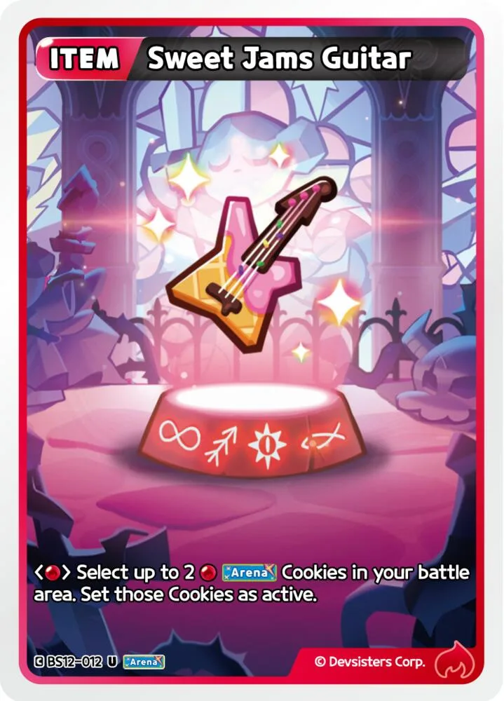 Sweet Jams Guitar card front