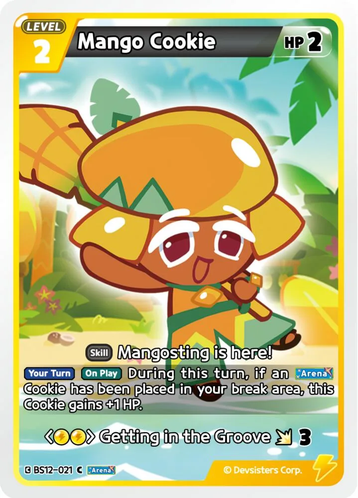 Mango Cookie card front