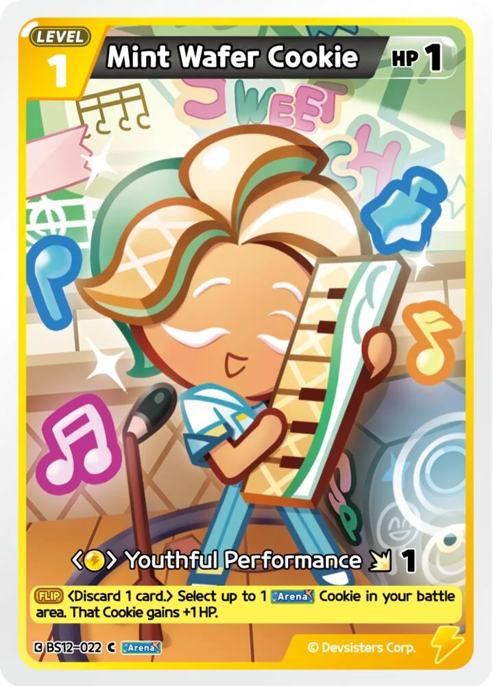 Mint Wafer Cookie card front