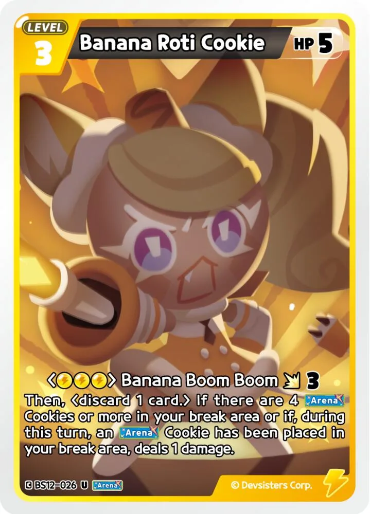Banana Roti Cookie card front