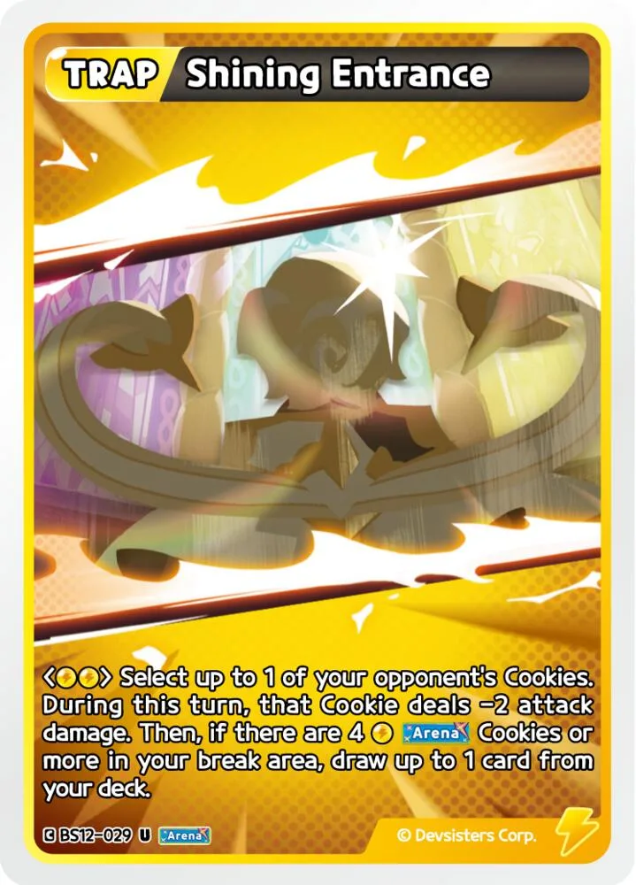 Shining Entrance card front