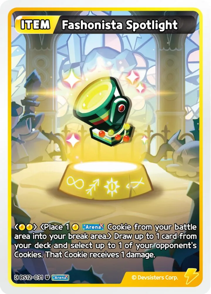 Fashonista Spotlight card front