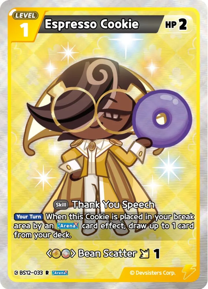 Espresso Cookie card front