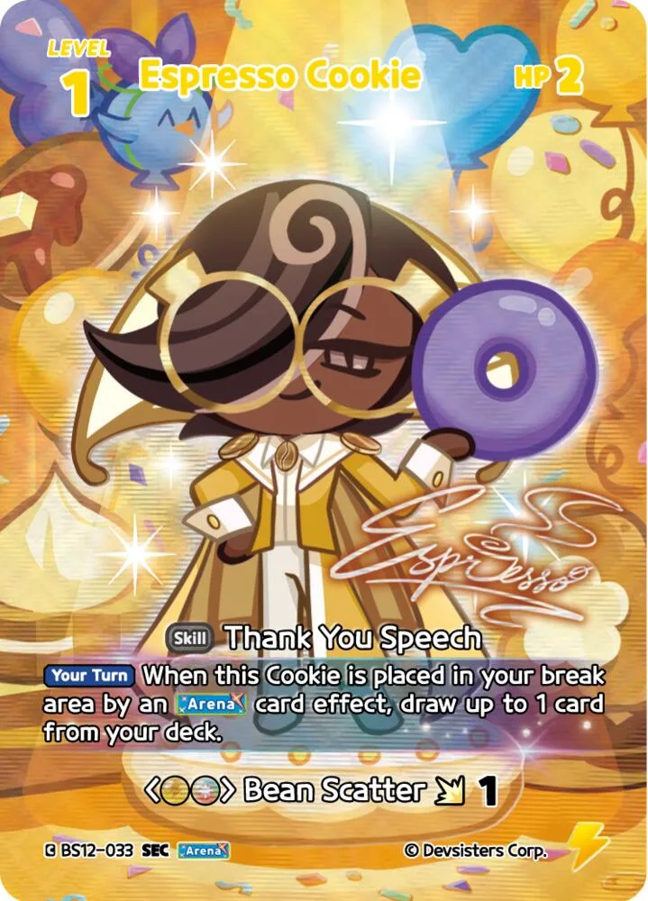 Espresso Cookie (SEC) Foil card