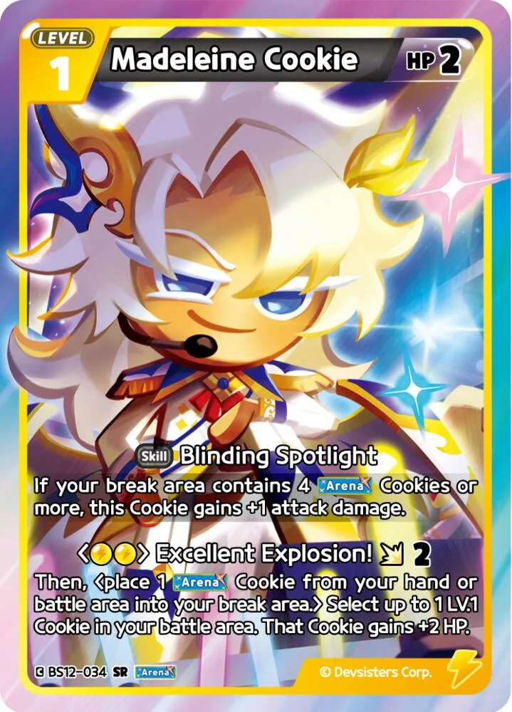 Madeleine Cookie card front