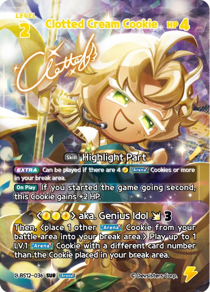 Clotted Cream Cookie (SUR) card front