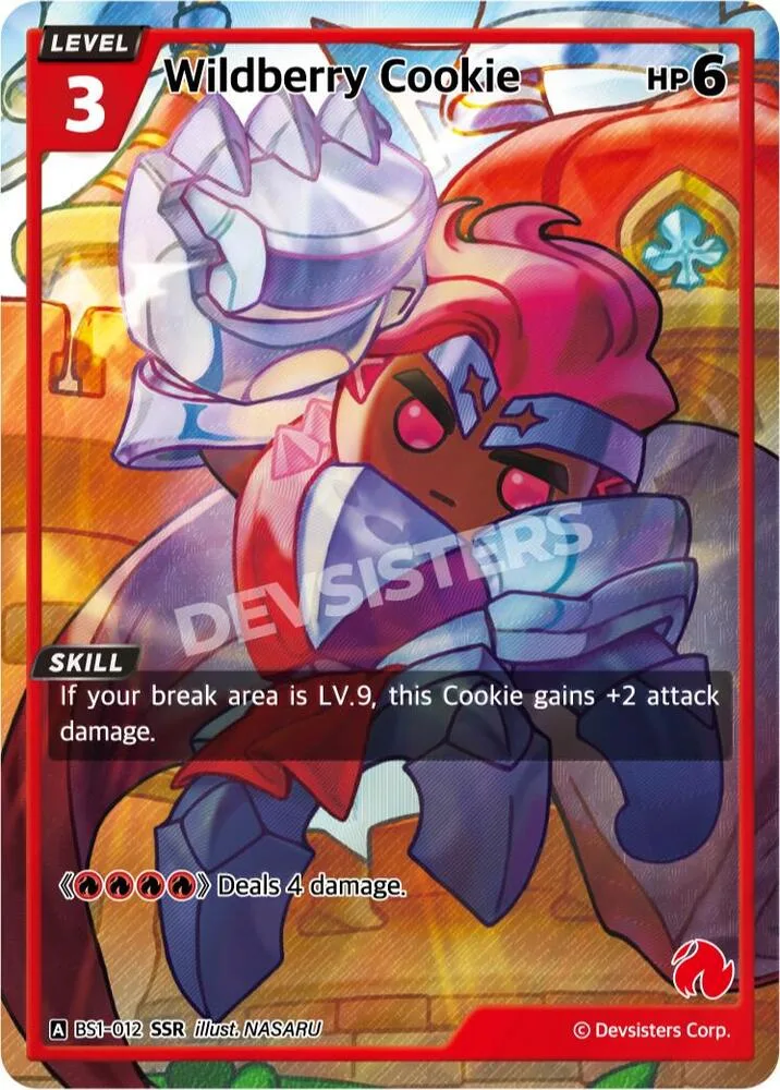 Wildberry Cookie (SSR) card front