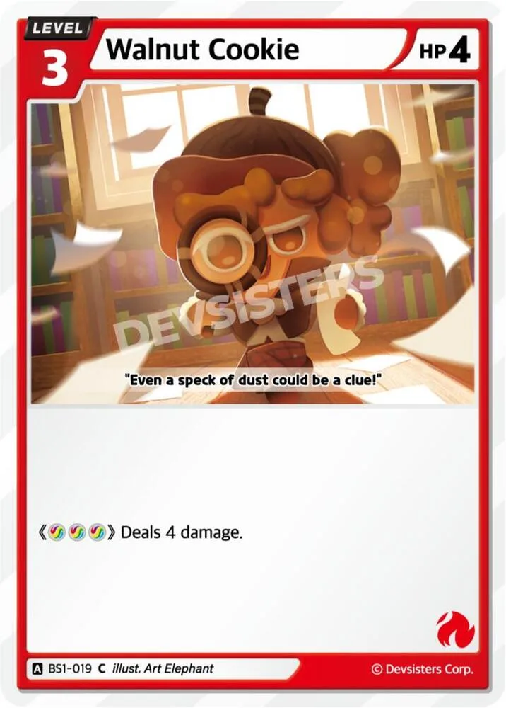 Walnut Cookie card front