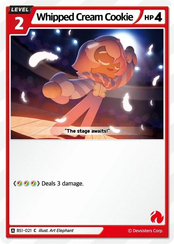 Whipped Cream Cookie card front
