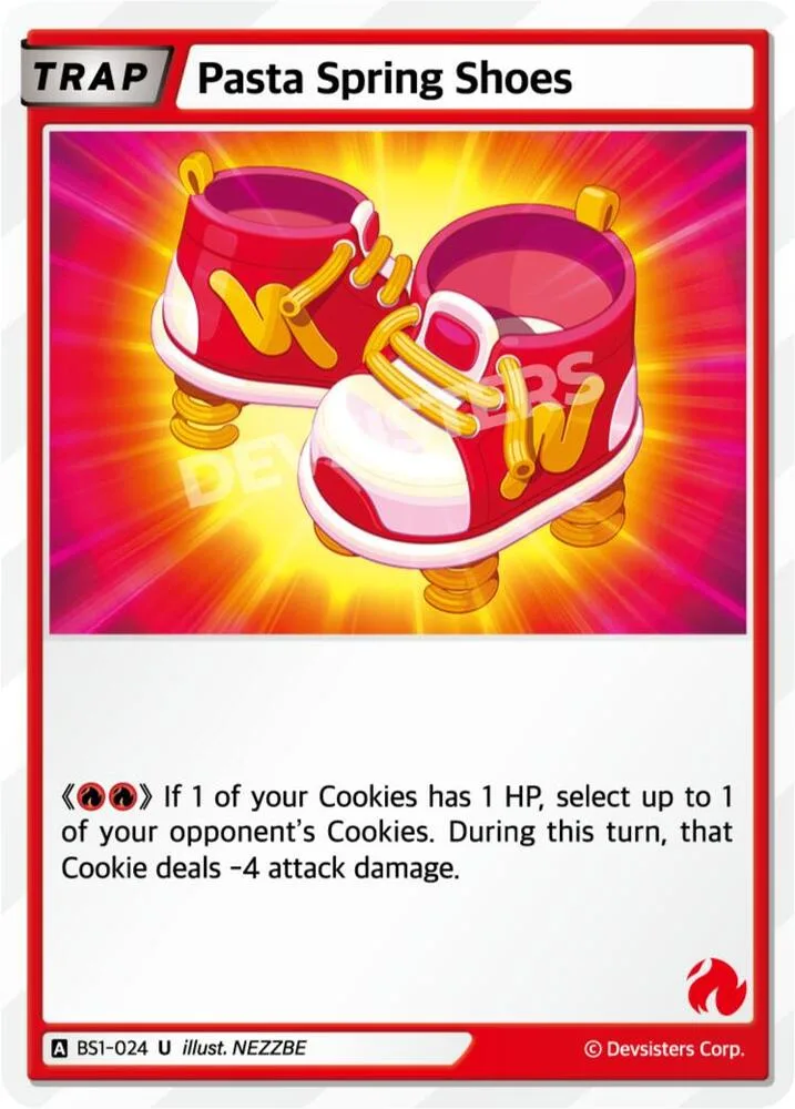Pasta Spring Shoes card front