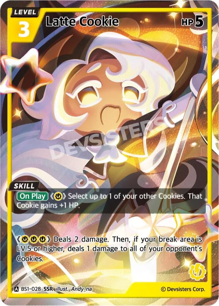 Latte Cookie (SSR) card front