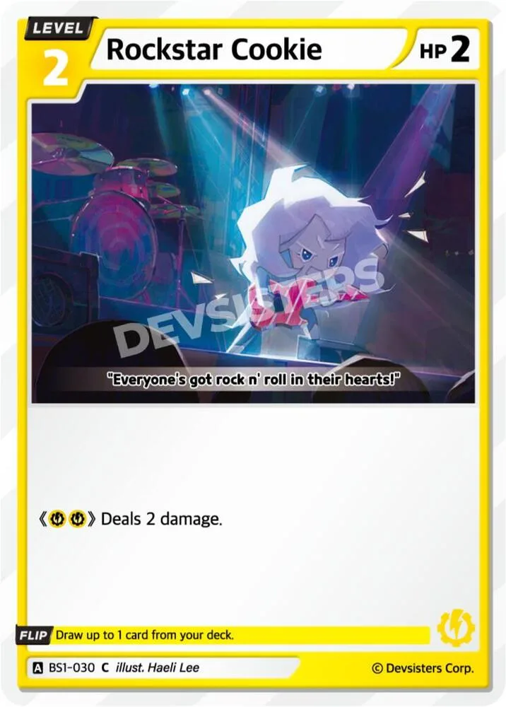 Rockstar Cookie card front