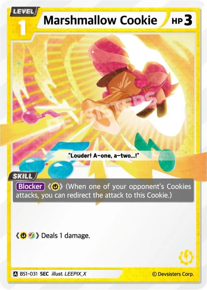 Marshmallow Cookie (SEC) card front