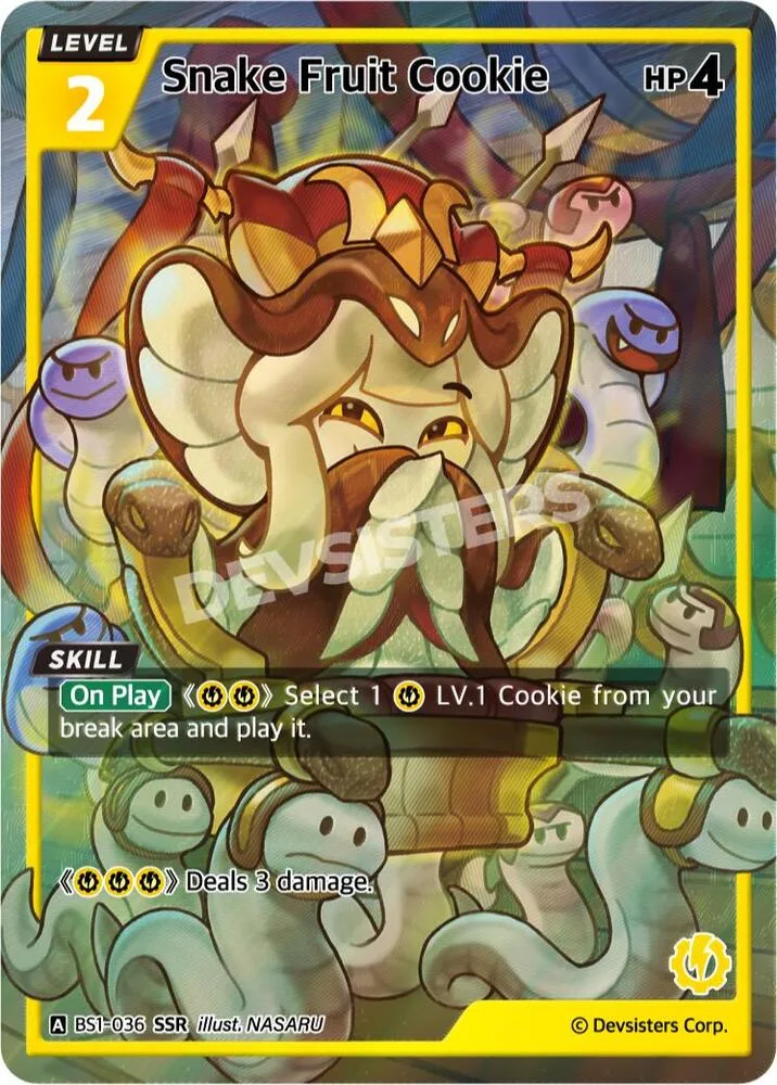 Snake Fruit Cookie (SSR) card front