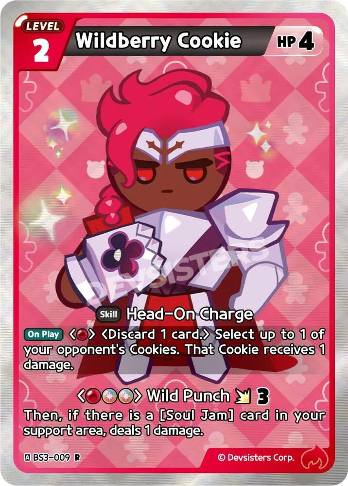 Wildberry Cookie card front