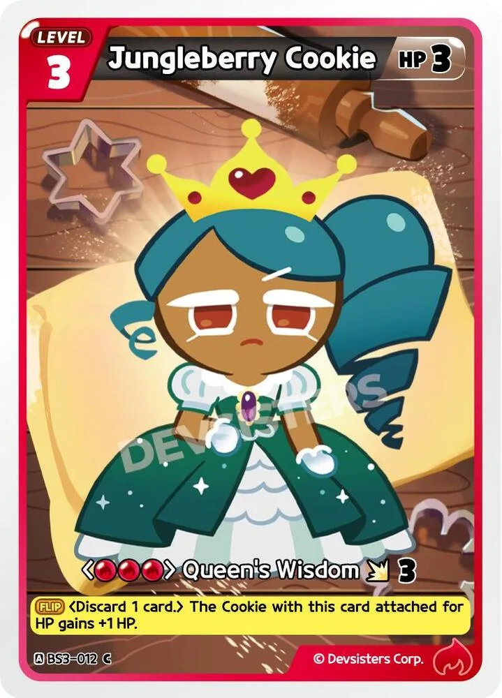 Jungleberry Cookie card front