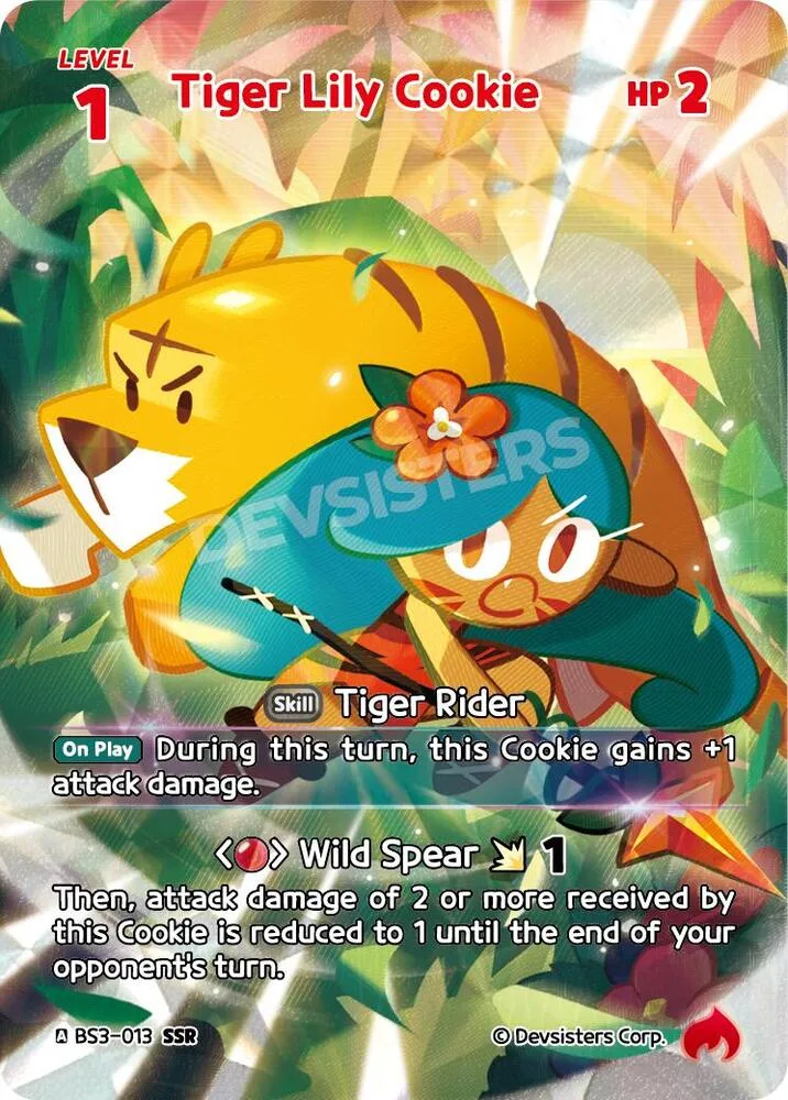 Tiger Lily Cookie (SSR) card front