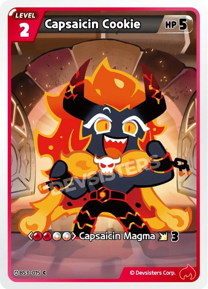 Capsaicin Cookie card front