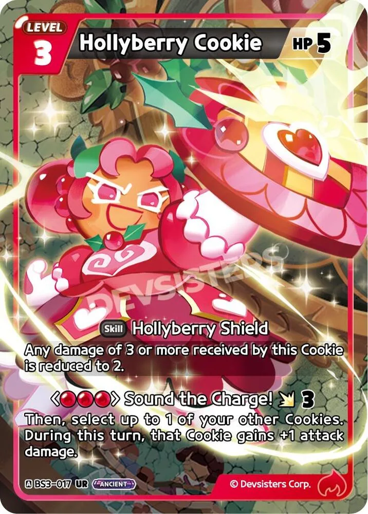 Hollyberry Cookie card front