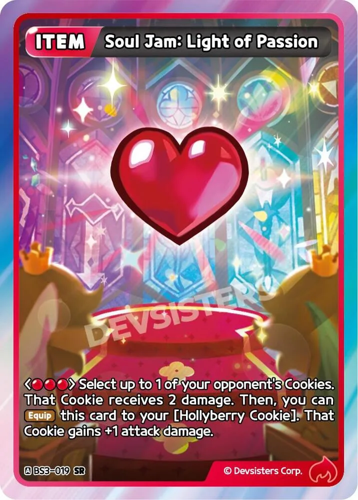 Soul Jam: Light of Passion card front