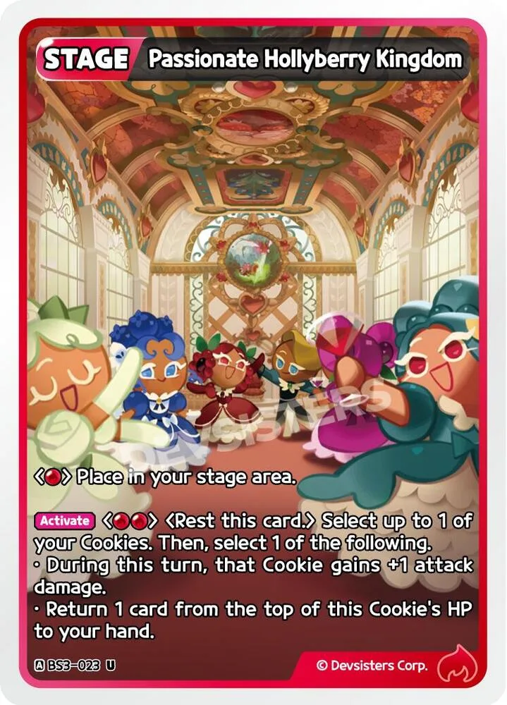 Passionate Hollyberry Kingdom card front