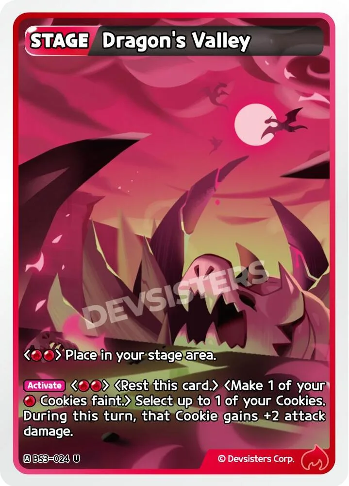 Dragon's Valley card front