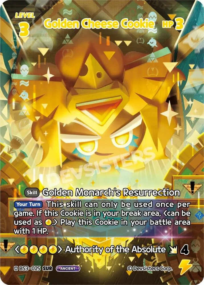 Golden Cheese Cookie (SUR) card front