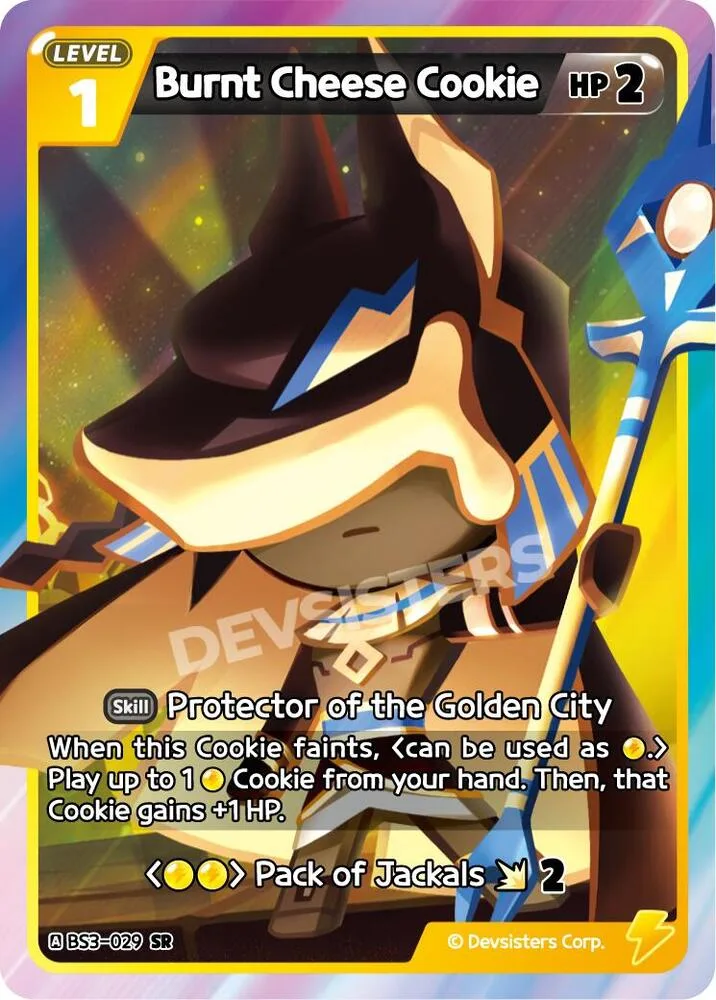 Burnt Cheese Cookie card front