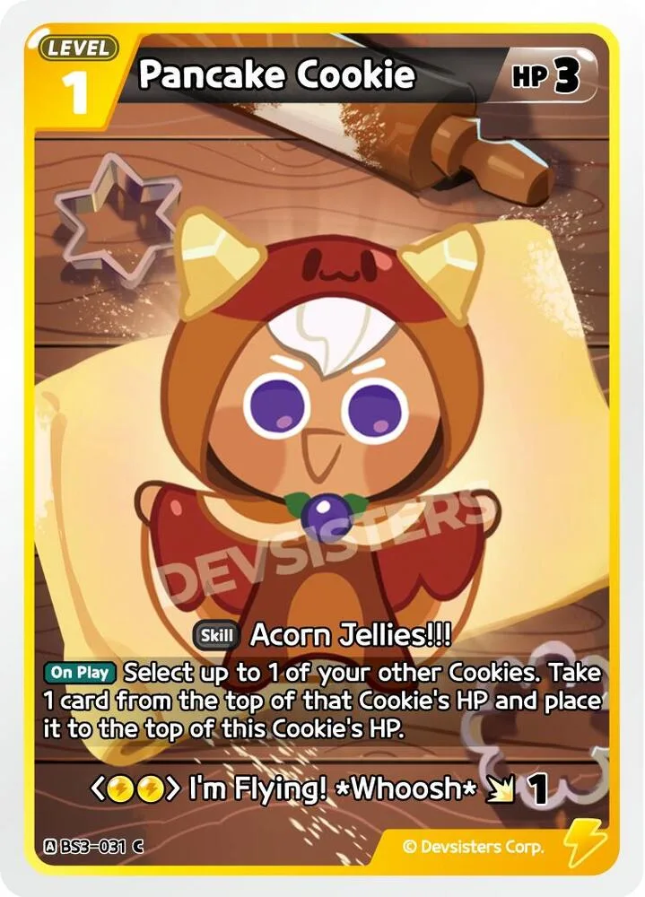 Pancake Cookie card front