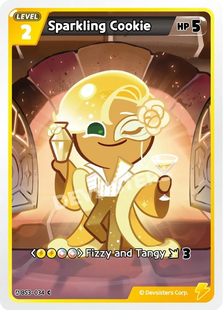 Sparkling Cookie card front