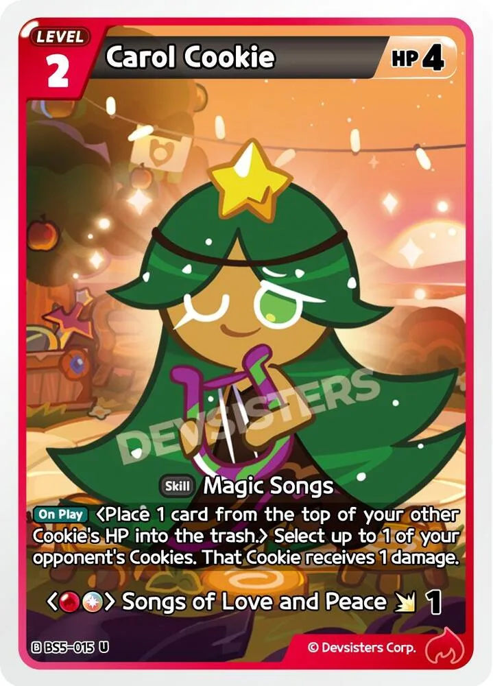 Carol Cookie card front
