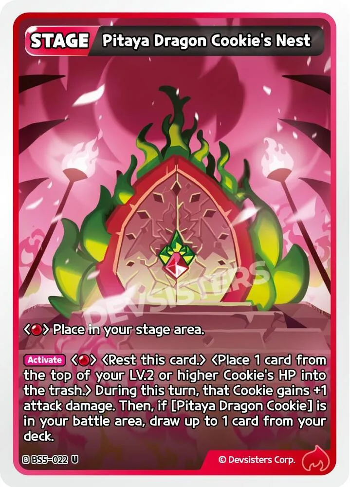Pitaya Dragon Cookie's Nest card front