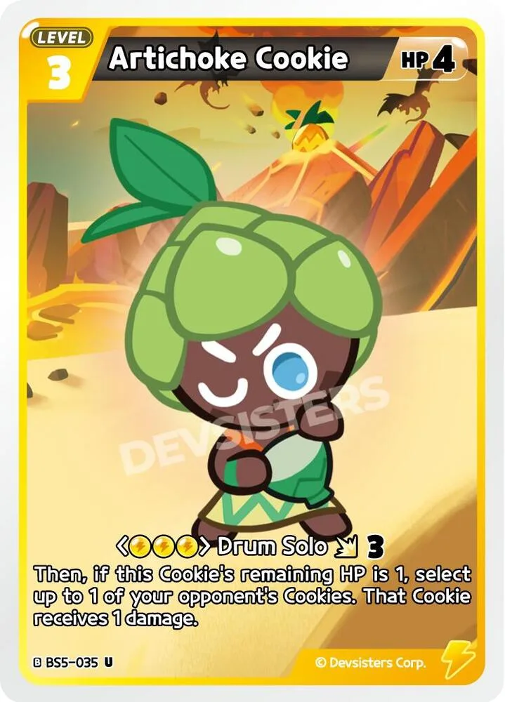 Artichoke Cookie card front