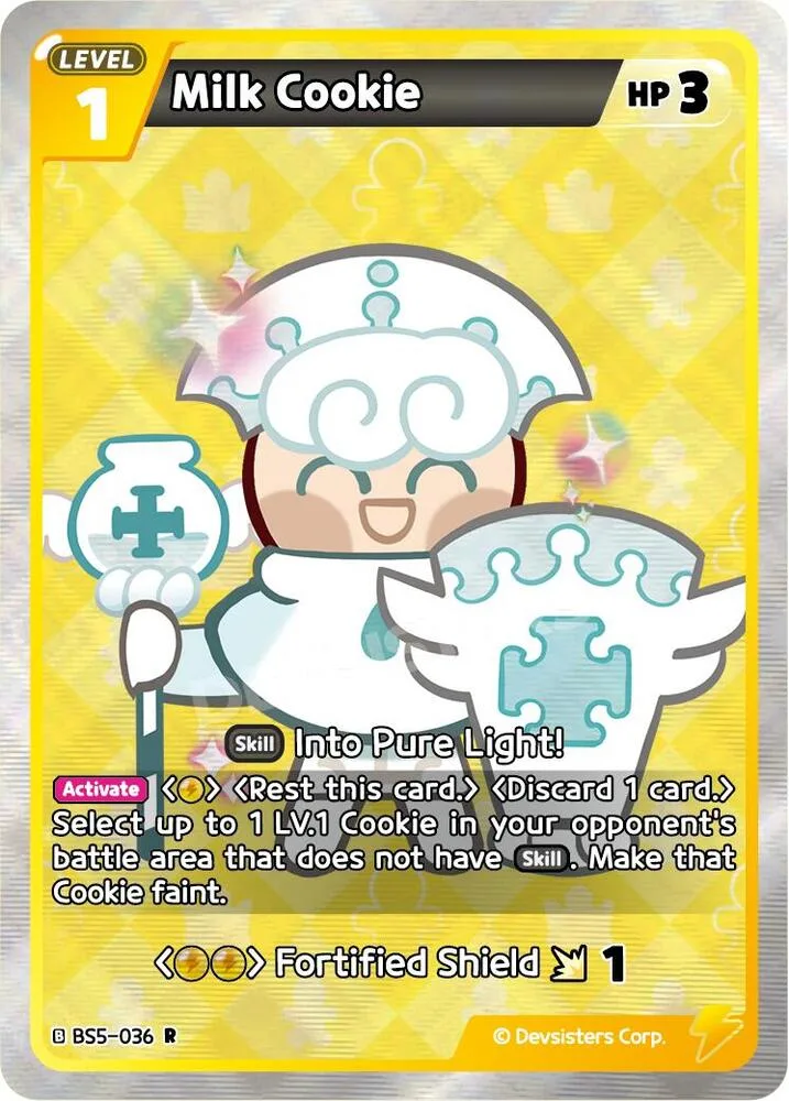 Milk Cookie card front