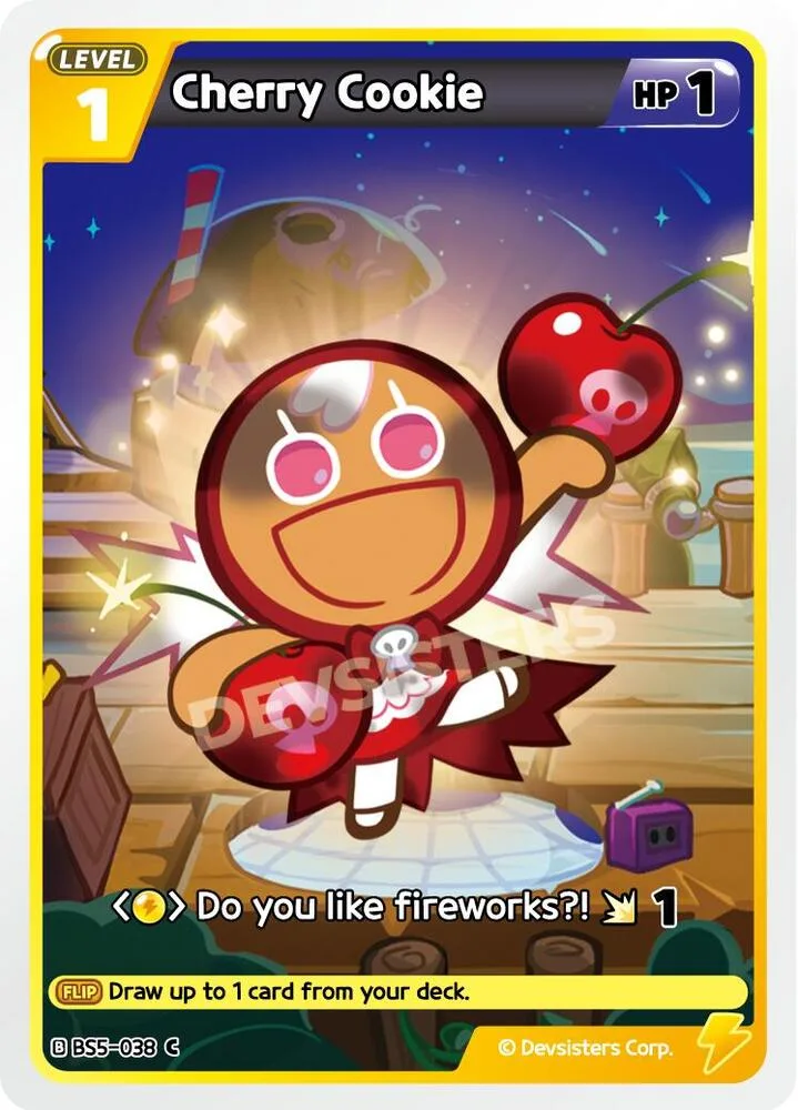 Cherry Cookie card front