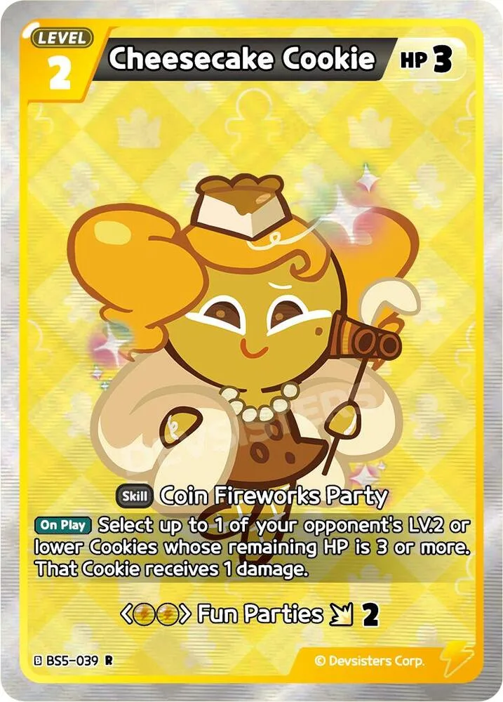 Cheesecake Cookie card front