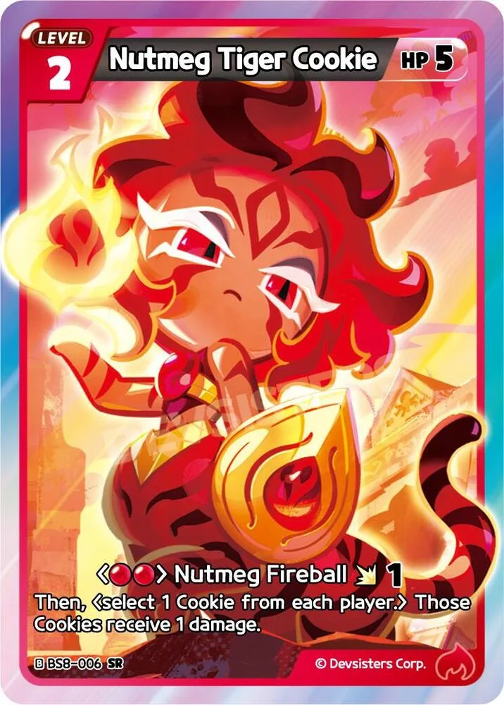 Nutmeg Tiger Cookie card front