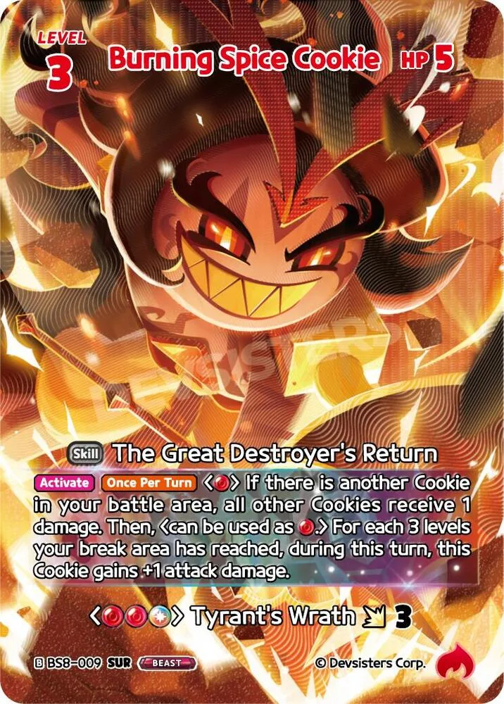 Burning Spice Cookie (SUR) card front