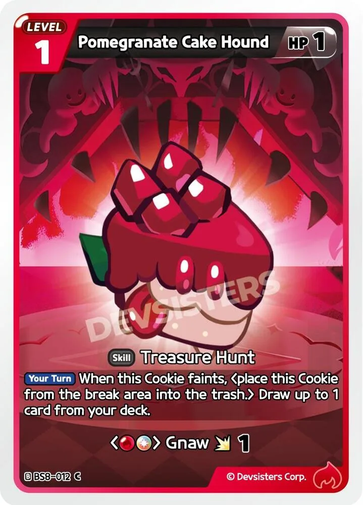 Pomegranate Cake Hound card front