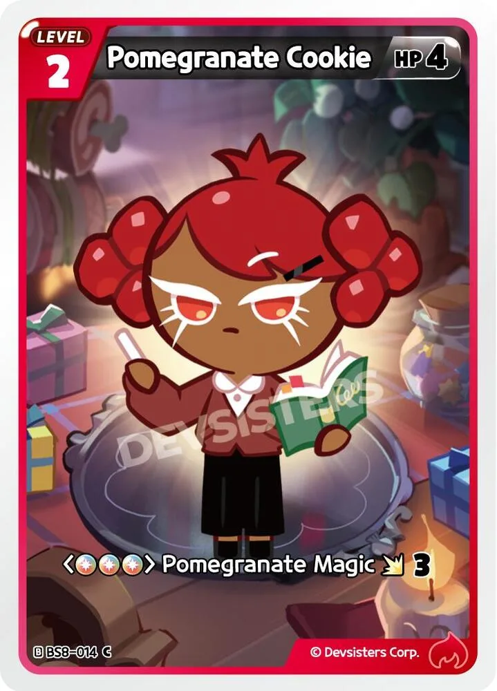 Pomegranate Cookie card front