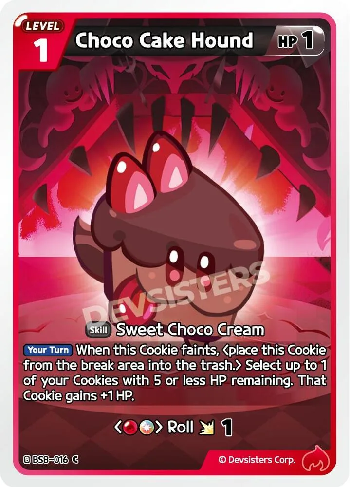 Choco Cake Hound card front