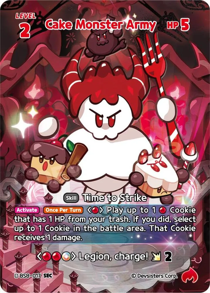 Cake Monster Army (SEC) card front