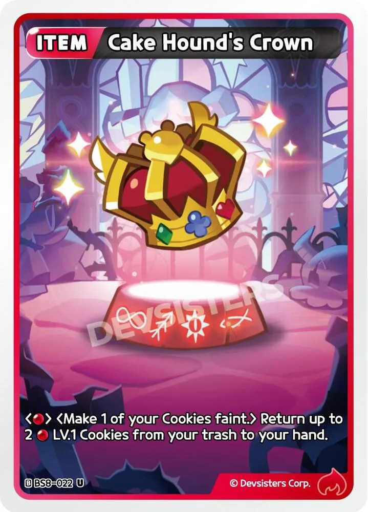 Cake Hound's Crown card front