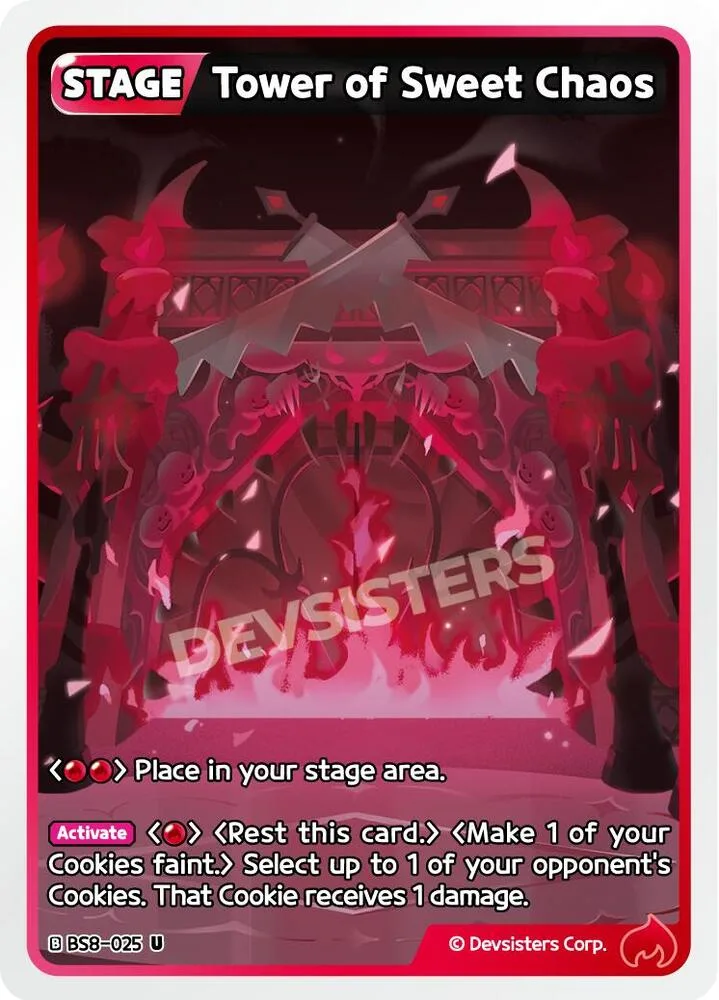 Tower of Sweet Chaos card front